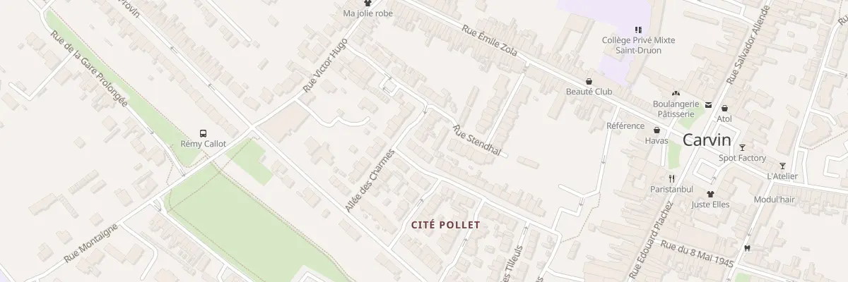 Plan du 36 Rue Voltaire à Carvin