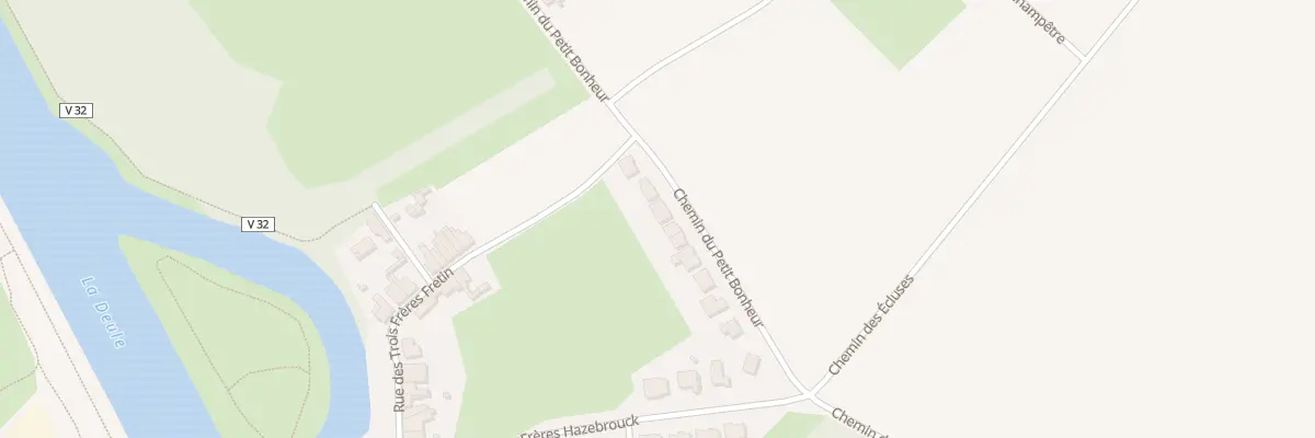 Plan du 614 Che du Petit Bonheur à Deûlémont