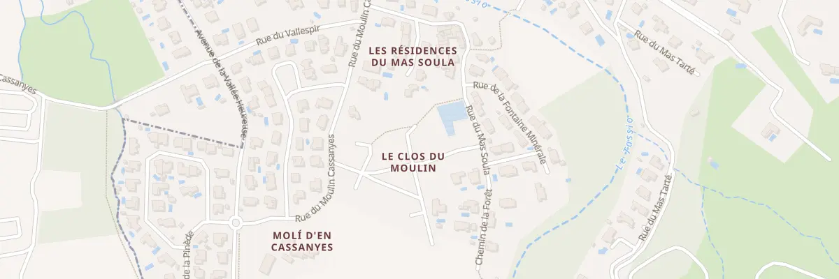 Plan du 12 Rue Josep Sebastia Pons à Sorède