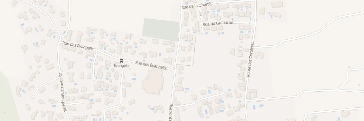 Plan du 1 Rue de l’Egalité à Roquefort-des-Corbières