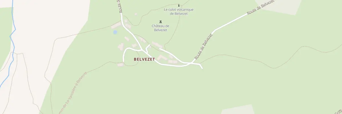 Plan du 5115 Village de Belvezet à Saint-Chély-d’Aubrac