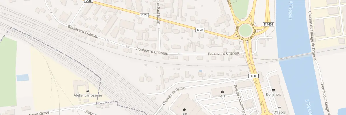 Plan du 11B Bd Chéreau à Montereau-Fault-Yonne