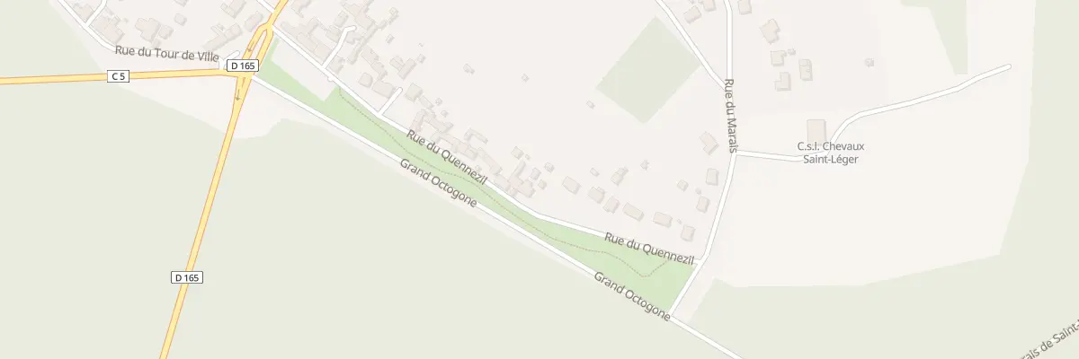 Plan du 40 Rue du Quennezil à Saint-Léger-aux-Bois
