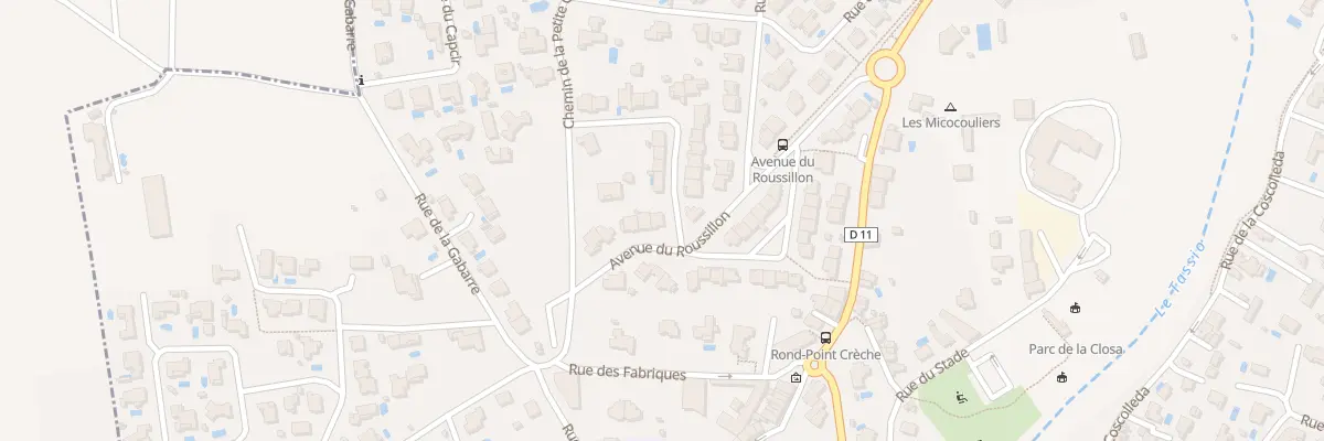 Plan du 6 Av du Roussillon à Sorède