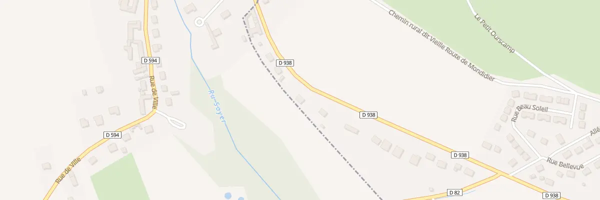 Plan du 919 Rue de Montdidier à Larbroye