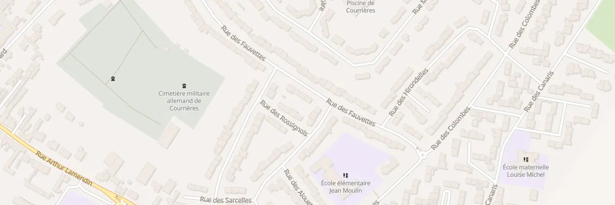 Plan du 52 Rue des Fauvettes à Courrières