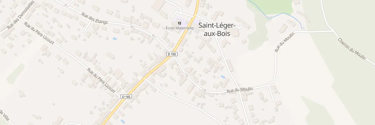 Plan du 4 Rue du Moulin à Saint-Léger-aux-Bois