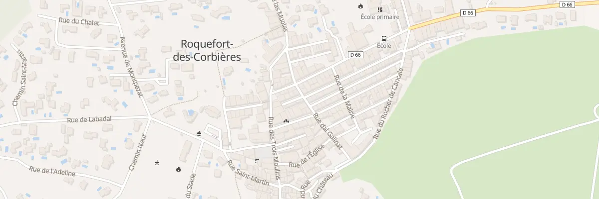 Plan du 2 Imp des Glycines à Roquefort-des-Corbières