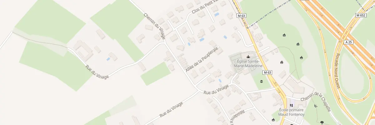 Plan du 20 Rue du Vinage à Englos