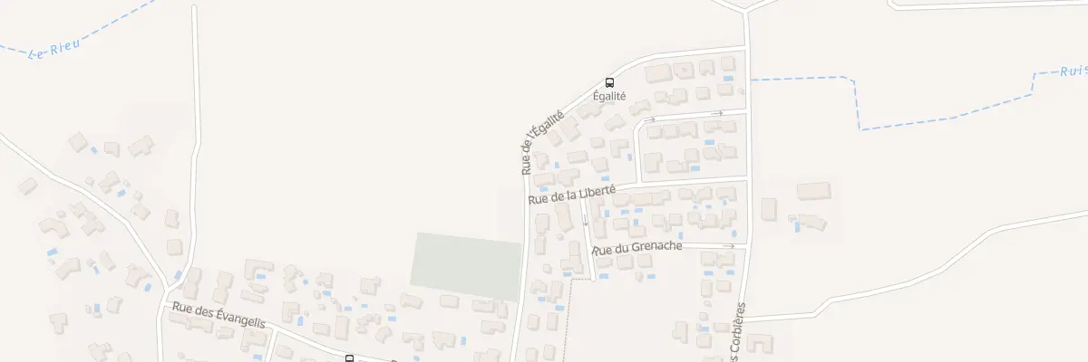 Plan du 1 Rue de la Liberté à Roquefort-des-Corbières