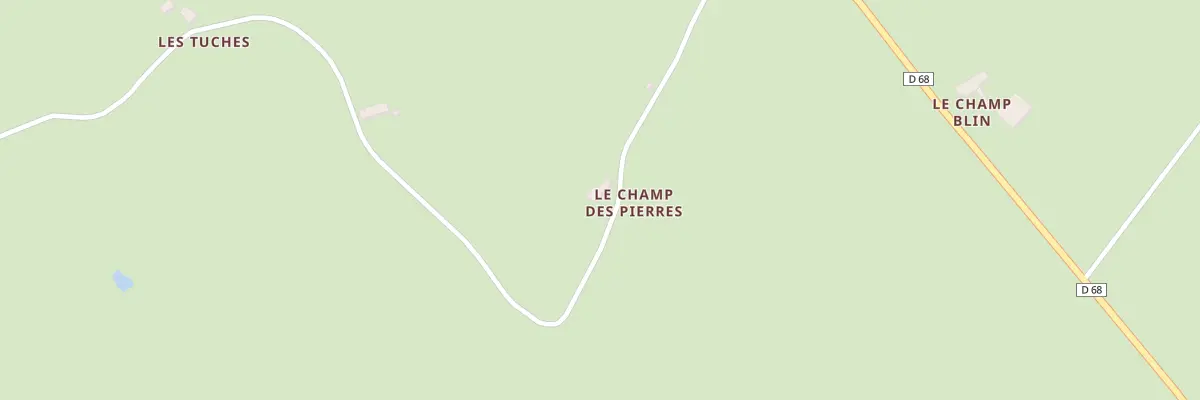 Plan du 5353 Le Champ des Pierres à Ygrande