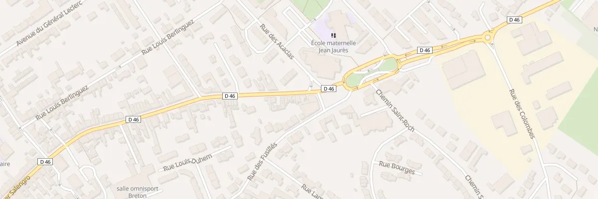 Plan du 88 Rue Roger Salengro à Courrières
