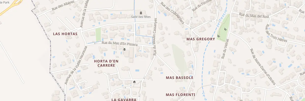 Plan du 8 Rue du Moulin Cassanyes à Sorède