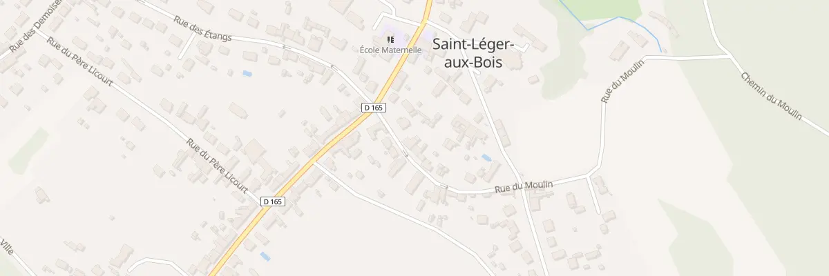 Plan du 6 Rue du Moulin à Saint-Léger-aux-Bois