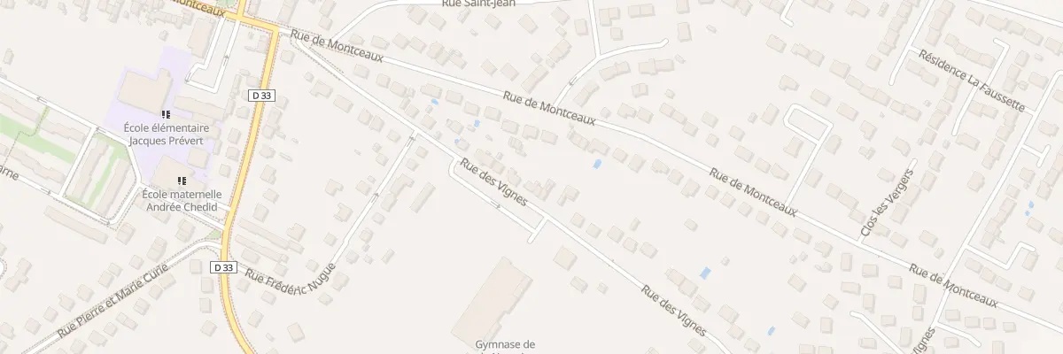 Plan du 19 Rue des Vignes à Trilport