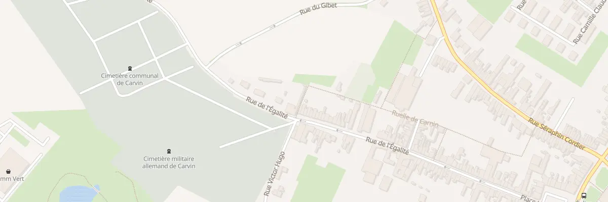 Plan du 94 Rue de l’Egalité à Carvin