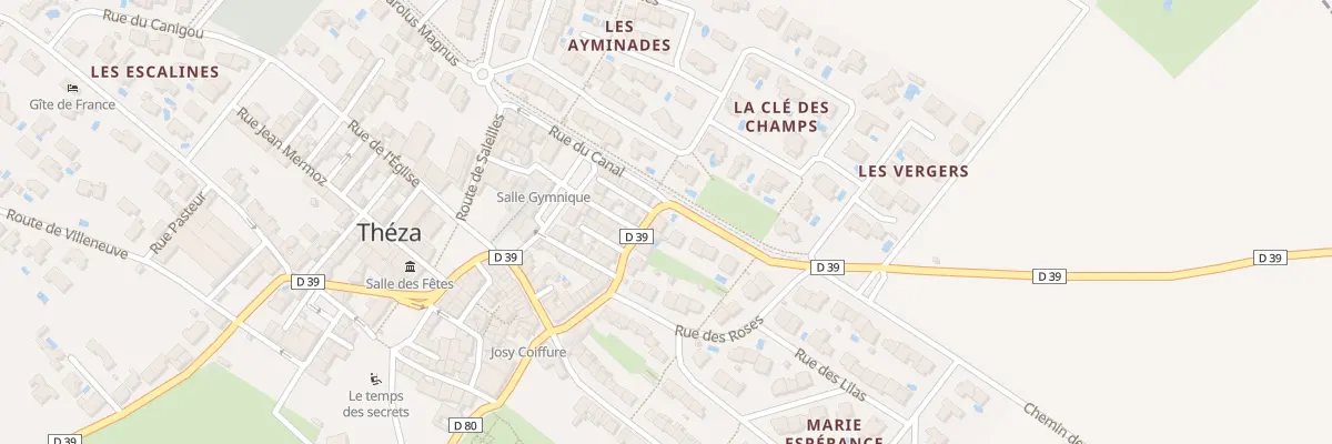 Plan du 14 Rte d’Alénya à Théza
