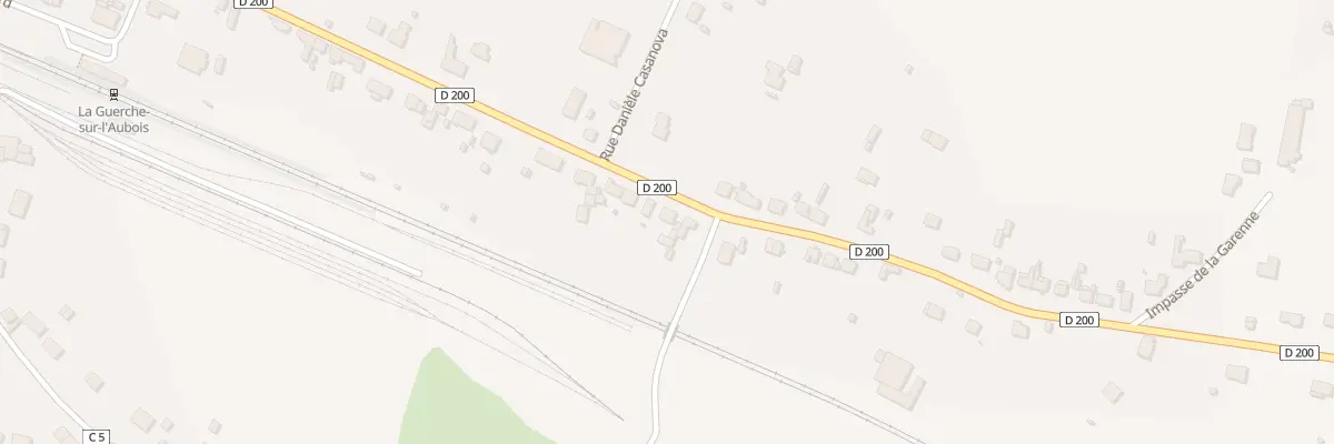 Plan du 33 Av de la République à La Guerche-sur-l’Aubois