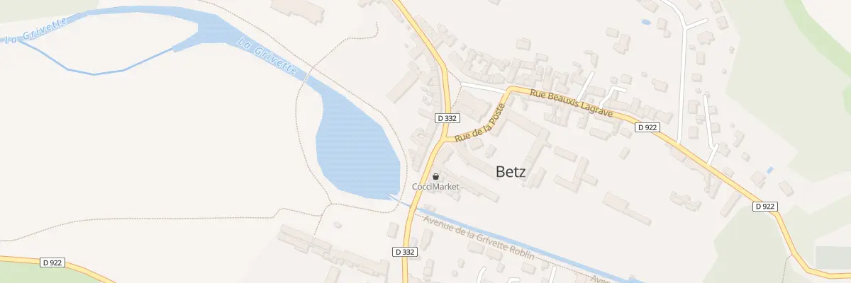 Plan du 24 Rue de la Libération à Betz