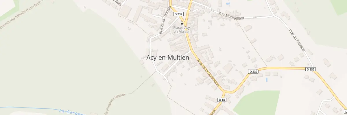 Plan du 6 Rue de Versailles à Acy-en-Multien