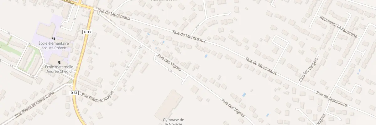 Plan du 21 Rue des Vignes à Trilport