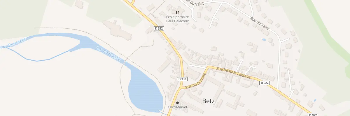 Plan du 8 Rue de la Libération à Betz