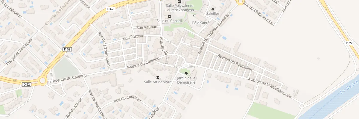 Plan du 1 Rue des Géraniums à Saleilles