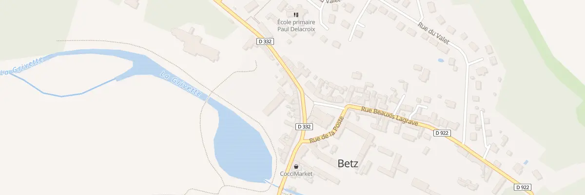 Plan du 10 Rue de la Libération à Betz
