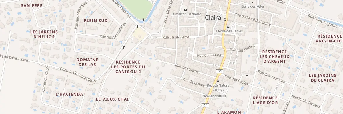 Plan du 8 Rue de la Coopérative à Claira