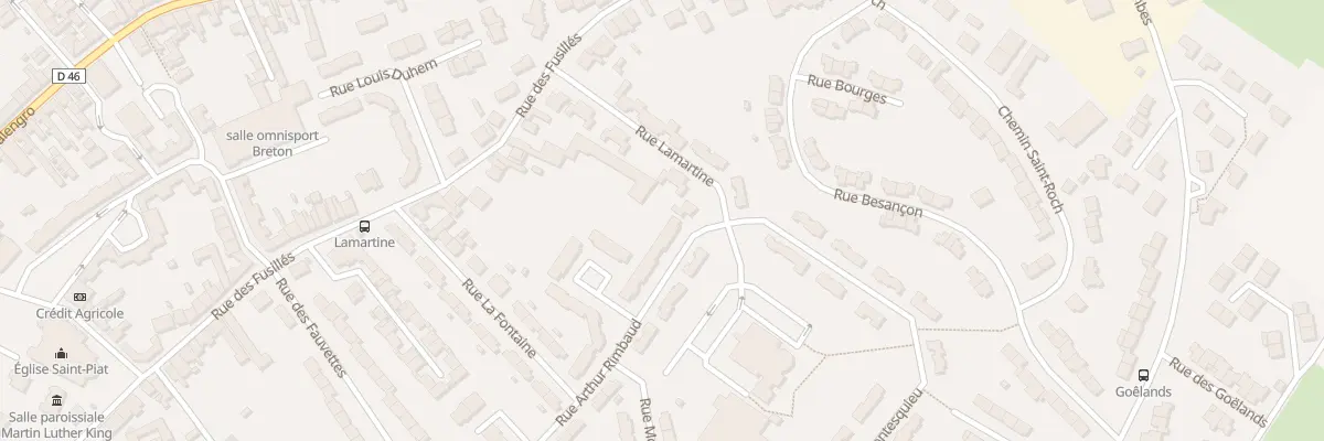 Plan du 15 Rue Arthur Rimbaud à Courrières