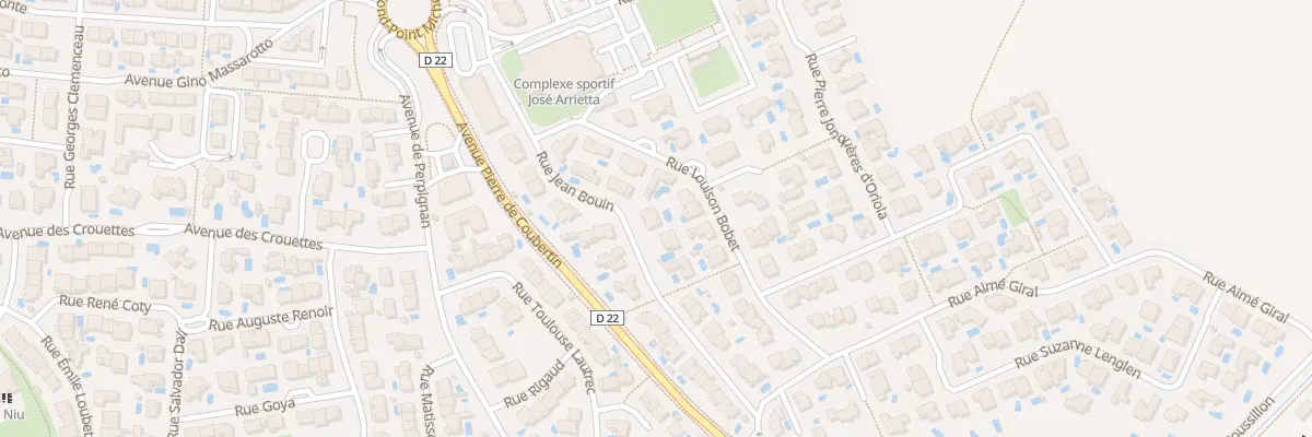 Plan du 18 Rue Jean Bouin à Saleilles