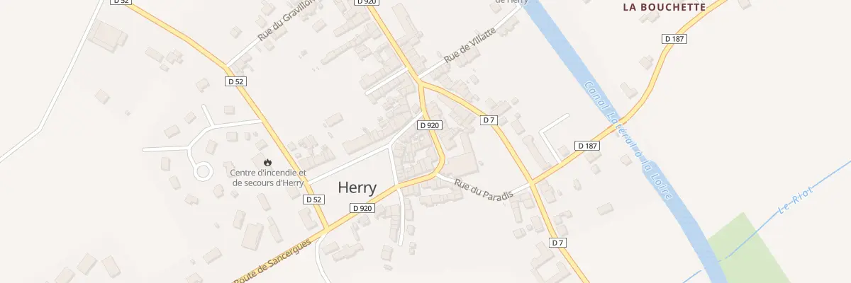 Plan du 19 Rue du Prieuré à Herry