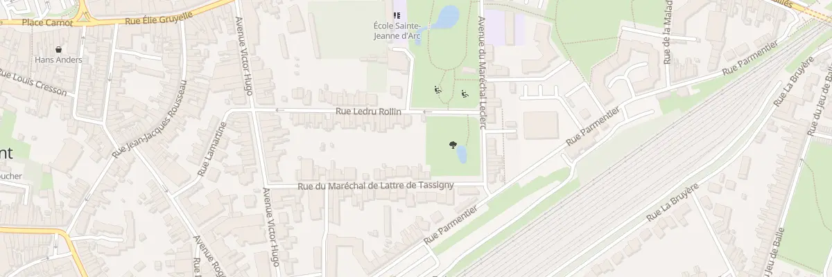 Plan du 162 Rue Ledru Rollin à Hénin-Beaumont