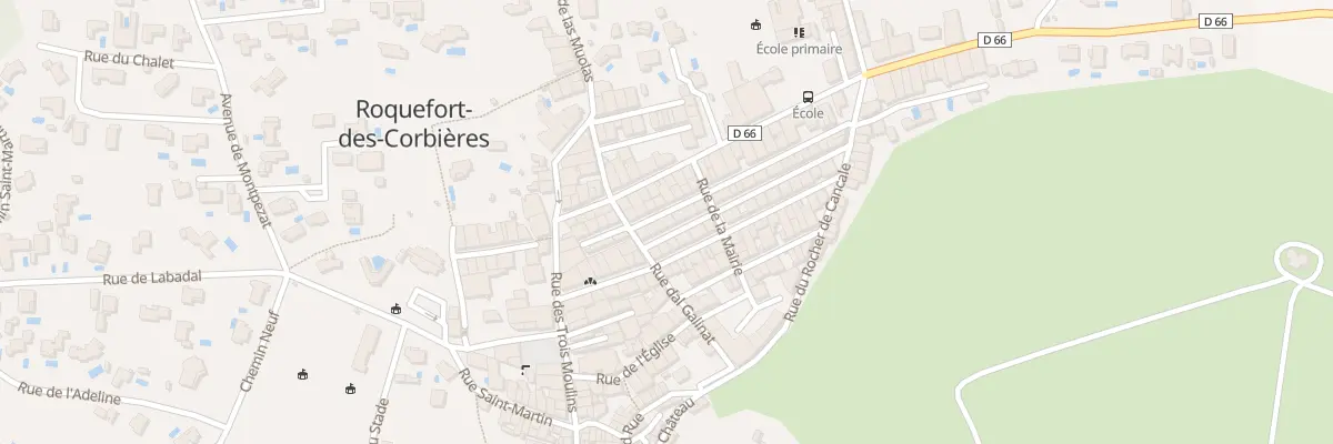 Plan du 5 Rue des Chasseurs à Roquefort-des-Corbières
