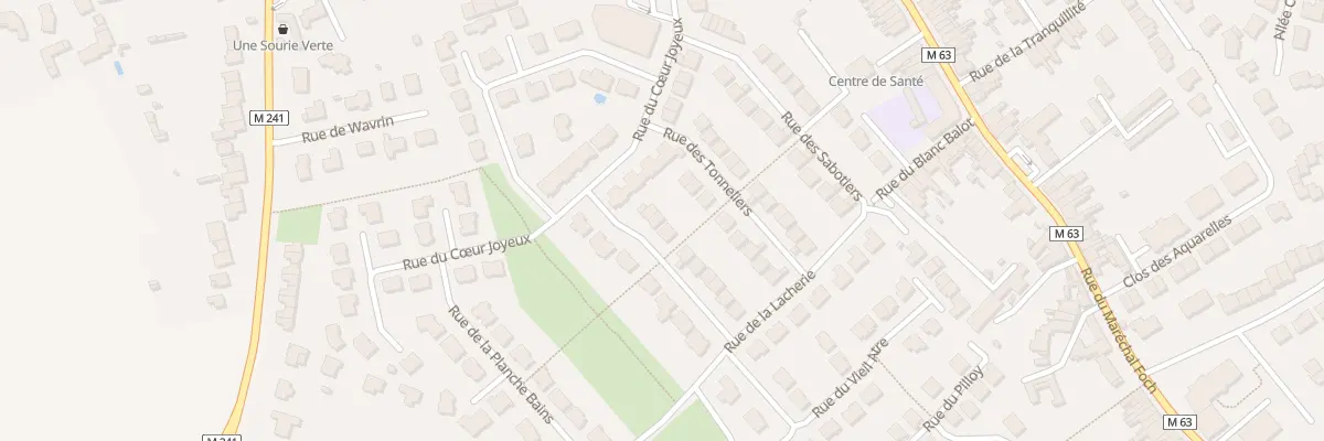 Plan du 16 Rue du Maréchal Ferrant à Santes