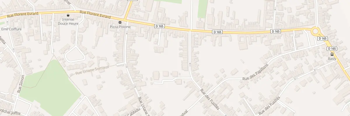Plan du 16 Rue des Fusillés à Carvin