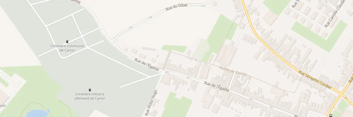 Plan du 86 Rue de l’Egalité à Carvin