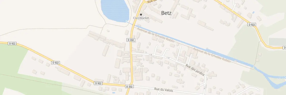Plan du 15 Rue de la Libération à Betz