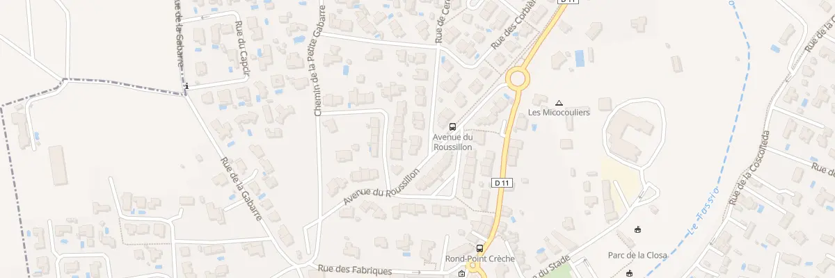 Plan du 1 Rue de Cerdagne à Sorède