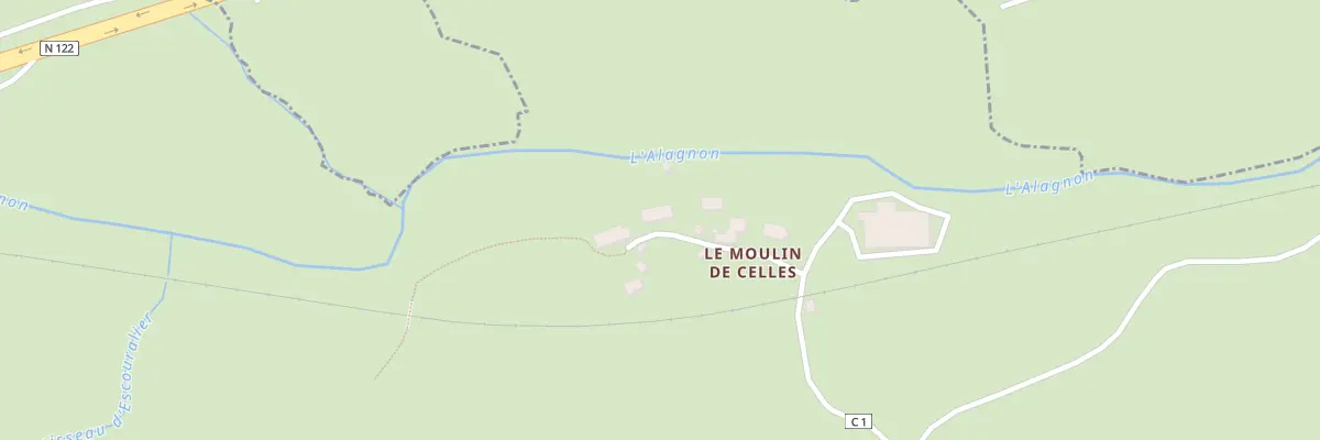 Plan du 5067 Moulin de Celles Ouest à Celles