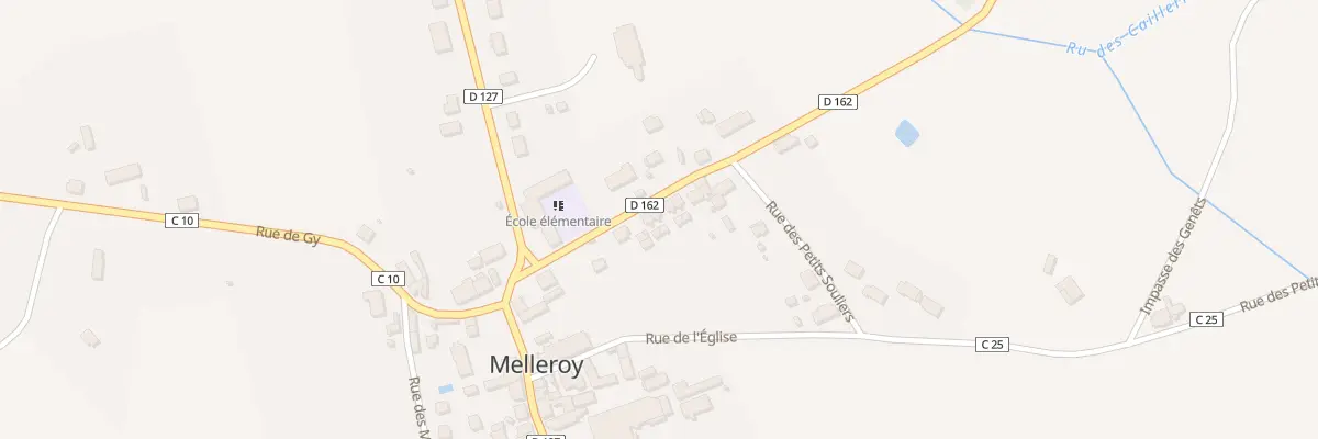 Plan du 13 Rue de Triguères à Melleroy