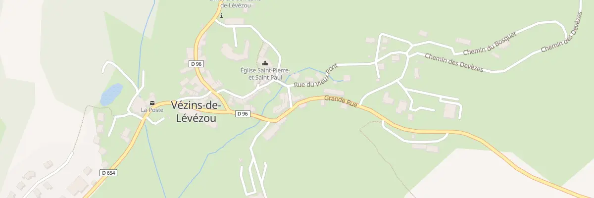 Plan du 11A Rue Grand Rue à Vézins-de-Lévézou