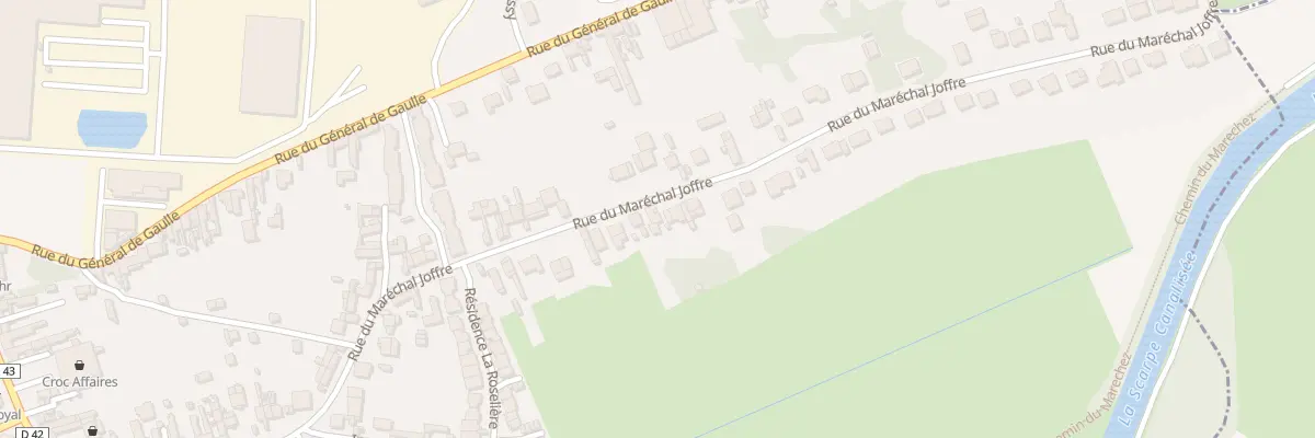 Plan du 71 Rue Joffre à Biache-Saint-Vaast