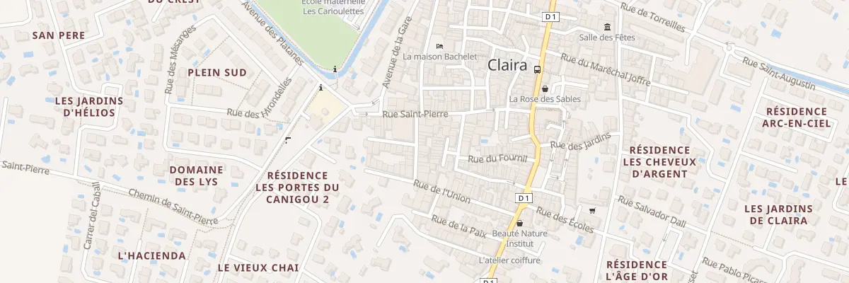 Plan du 7 Rue de la Coopérative à Claira