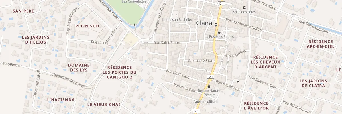 Plan du 11 Rue de la Coopérative à Claira