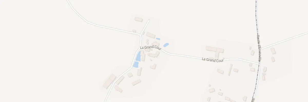 Plan du 218 La Grand Cour à Courtemaux