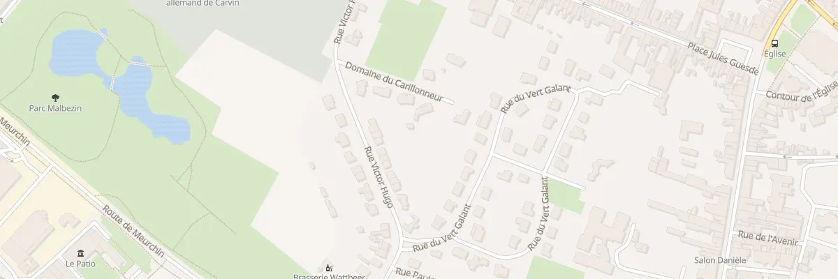 Plan du 50 Rue Victor Hugo à Carvin
