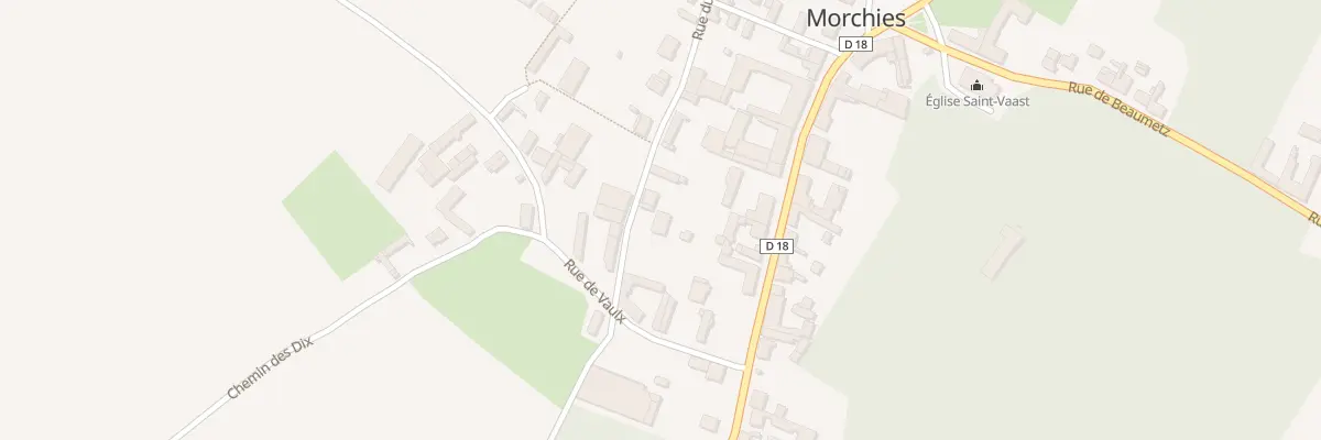 Plan du 1B Rue du Pourchain à Morchies