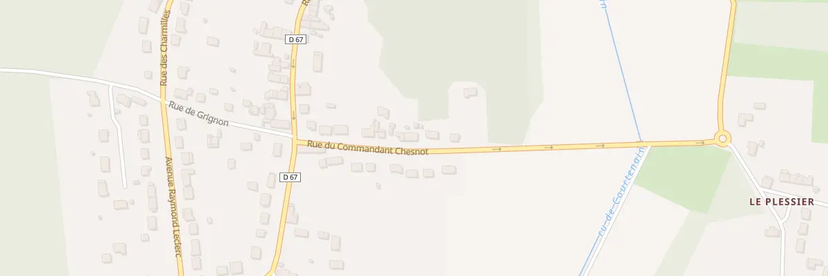 Plan du 135 Rue du Cdt Chesnot à Fontenailles