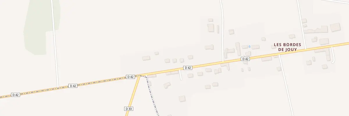 Plan du 44 Les Bordes à Jouy